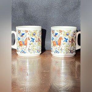 Villorey and Boch mugs cups